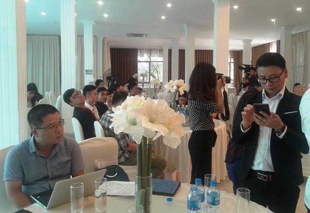 Một số nhà báo từ Tây Nguyên cũng đã có mặt tại Hà Nội để tham gia lễ phát động.