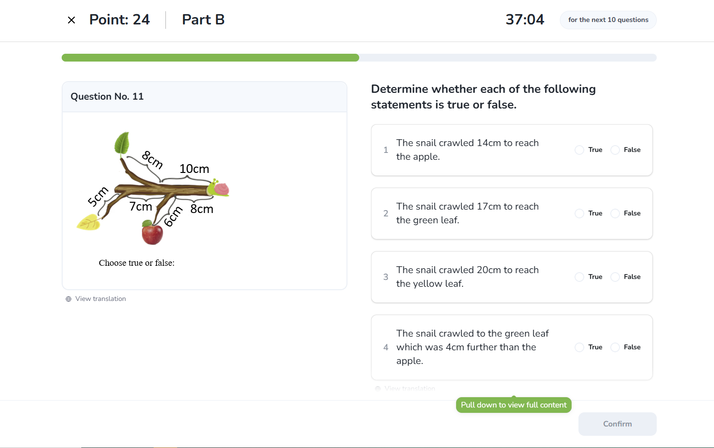 nh 3_ Minh hoạ giao diện đề thi vòng Trải nghiệm của sân chơi Toán học quốc tế Vio Global