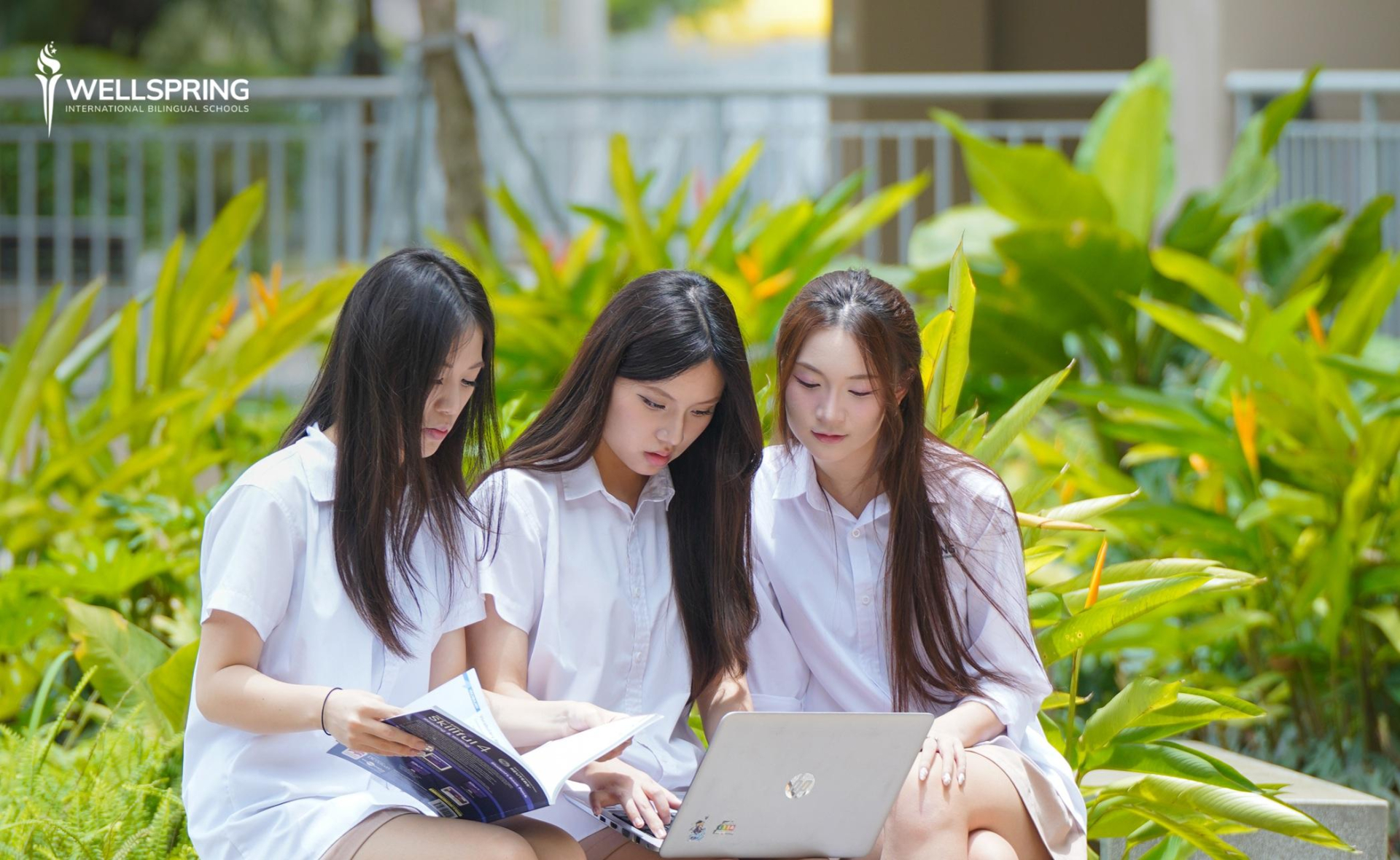 Wellspring Hanoi với tổng diện tích hơn 4ha và 55% không gian phủ xanh, là một trong những môi trường học tập truyền cảm hứng hàng đầu tại Hà Nội. WellSpring-76-2