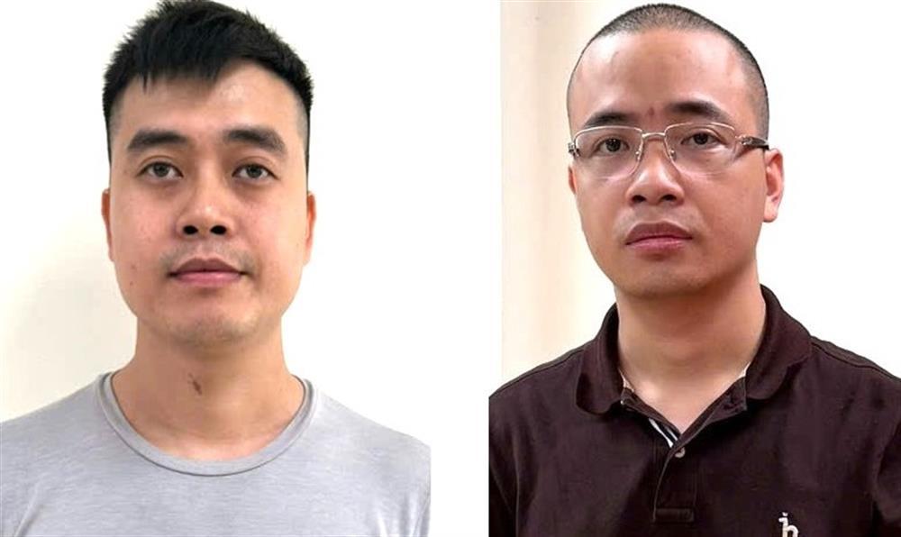 Các đối tượng: Hoàng Quang Thịnh (bên trái) và La Khắc Minh. Ảnh: Cổng thông tin điện tử Bộ Công an thinh