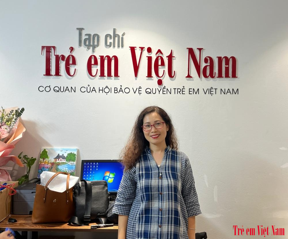 Cô Hải Yến - giáo viên Mỹ thuật THCS Lương Yên