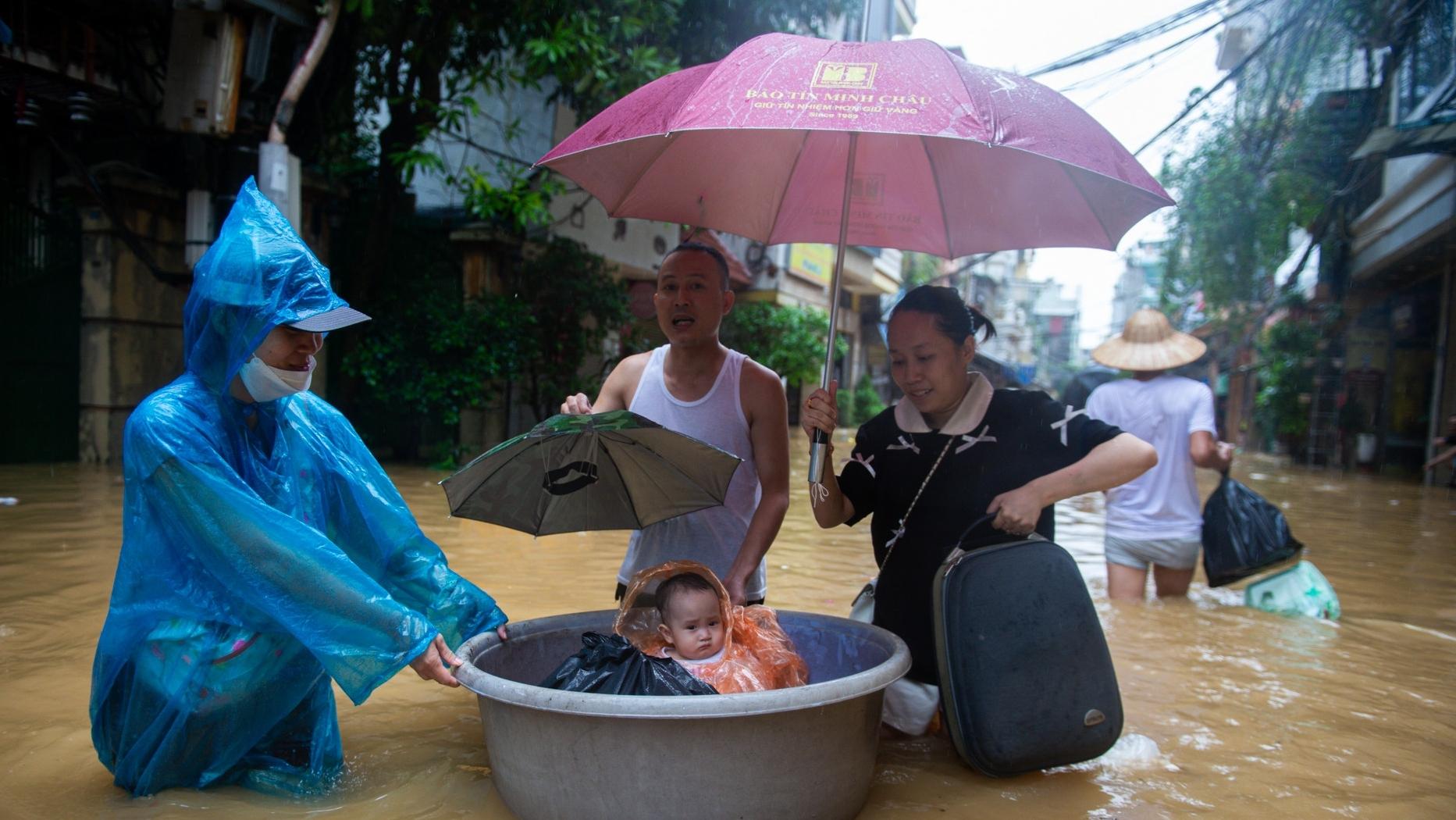 ngập lụt Hà Nội