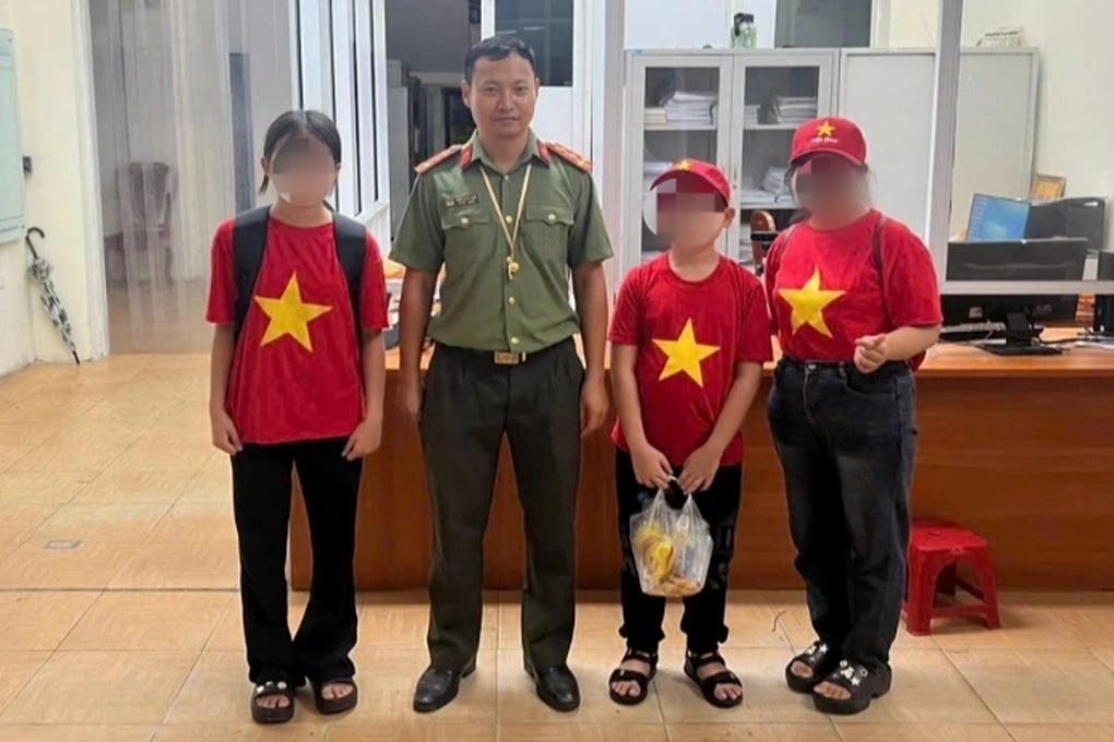 Công an TP Hà Nội đã tiếp nhận, hỗ trợ nhiều trường hợp trẻ em bị lạc, kịp thời đưa các em trở về với gia đình khi đi xem diễu binh. Ảnh: CA Hà Nội hanoi