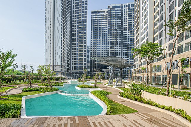 Chỉ cư dân mới có thể sử dụng tiện ích nội khu nhờ thiết kế compound (khép kín), cùng loạt tiện ích ngoại khu chỉ cách vài bước chân AQ