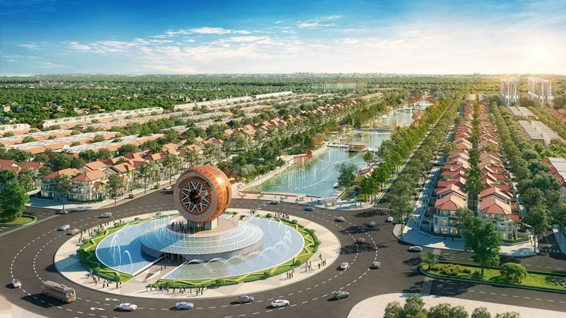 Sun Urban City được quy hoạch bài bản với không gian xanh, hồ nước và những tiện ích đẳng cấp. Ảnh phối cảnh minh họa Sun Property y