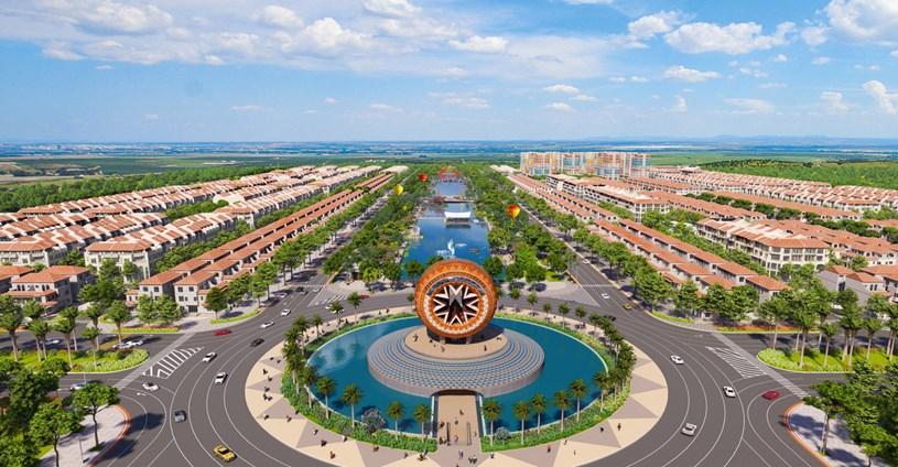 Dòng chảy văn hóa dọc theo trục đại lộ lễ hội trải dài 1.5km. Ảnh phối cảnh minh họa Sun Property. 7