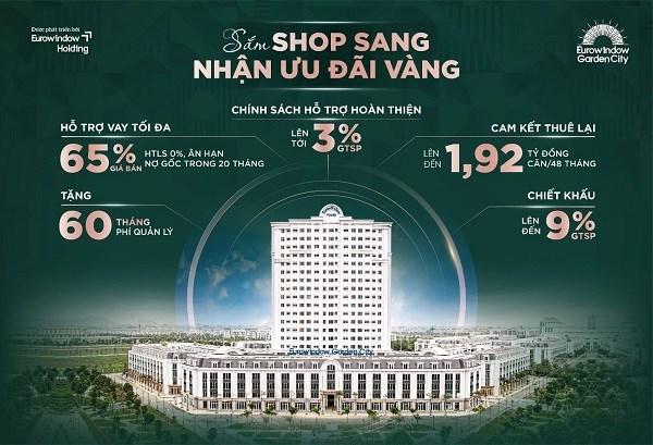 Ưu đãi vàng hút các thương hiệu lớn quy tụ tại Eurowindow Garden City. q1