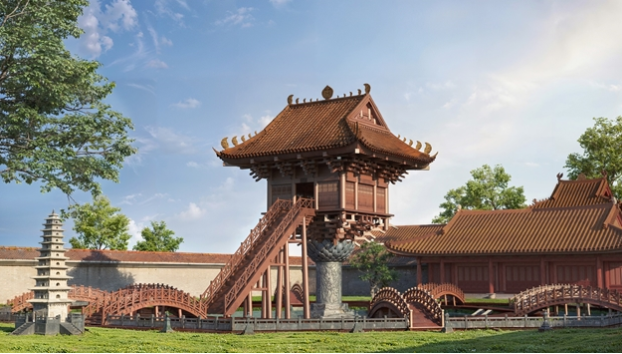 Chùa Diên Hựu – công trình kiến trúc biểu tượng thời Lý sẽ được phỏng dựng tỉ mỉ Screenshot (2)