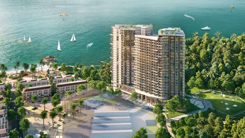Tòa căn hộ The Xanh 1 với kiến trúc vững chãi tựa “Bạch Hổ” (Ảnh: Sun Property). 3