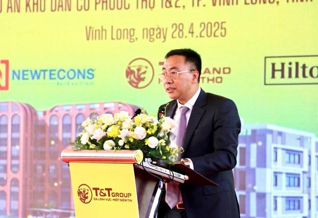 Ông Nguyễn Anh Tuấn, Phó Tổng Giám đốc Tập đoàn T&T Group phát biểu tại sự kiện. Ảnh: T&T. q1