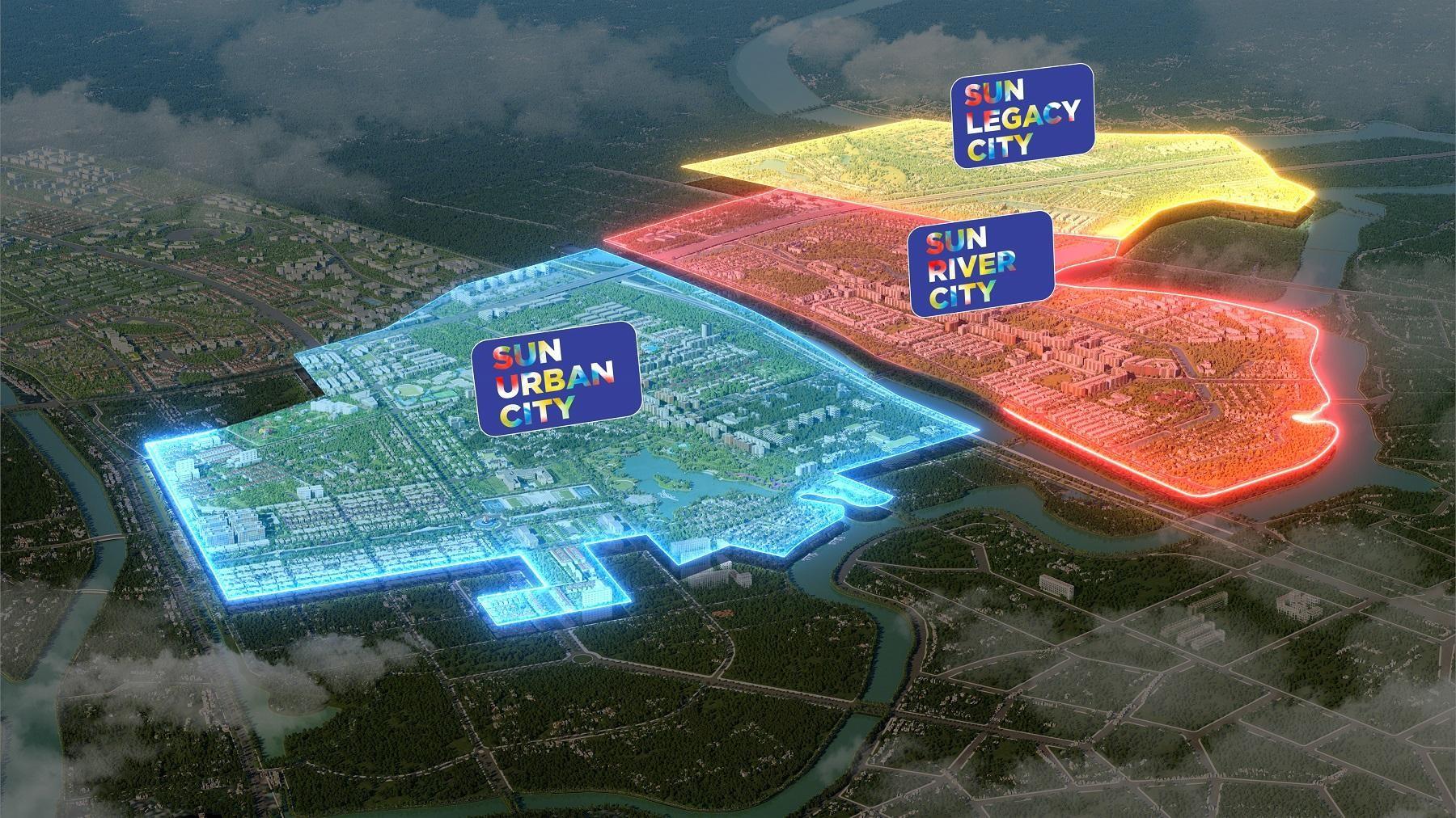 Siêu dự án Sun Mega City gia tăng sức nóng cho khu vực Nam Hà Nội (Ảnh: Sun Property) 2