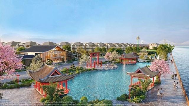 Không gian sống – nghỉ dưỡng đỉnh cao với cây xanh, mặt nước, các công trình biểu tượng q22