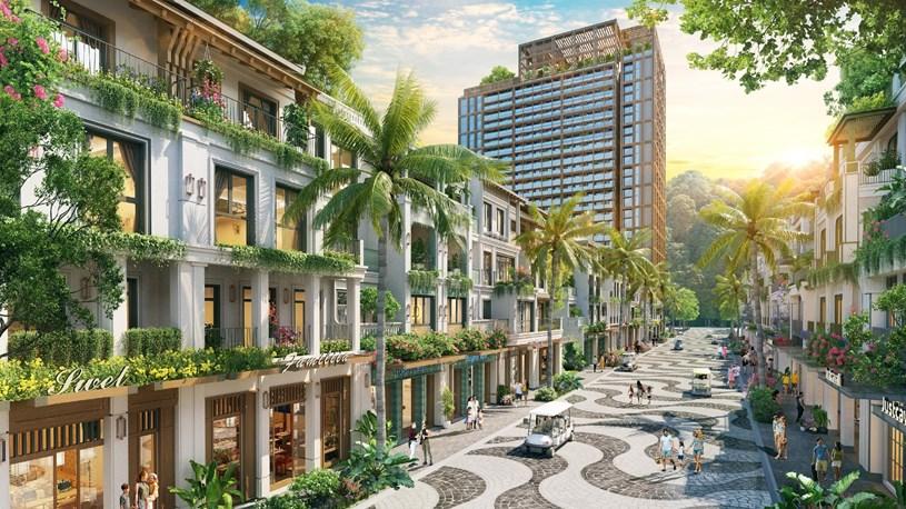 Giao thông nội khu thân thiện, phủ bóng cây xanh (Ảnh: Sun Property) 1q