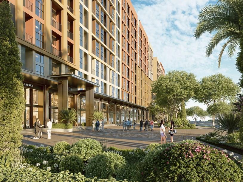 Shophouse khối đế với thiết kế chiều cao lên tới 7m (Ảnh: Sun Property) 4