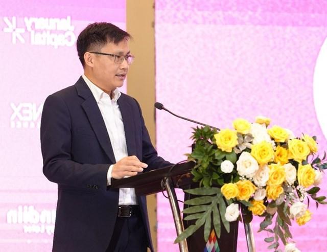 Ông Võ Xuân Hoài, Phó Giám đốc Trung tâm Đổi mới sáng tạo Quốc gia (NIC) phát biểu tại sự kiện. 3
