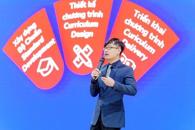 Theo ông Nguyễn Trung Dũng, Chương trình AI của Vinschool sẽ giúp học sinh phát triển tư duy bậc cao, học tập suốt đời và trở thành công dân toàn cầu. 2