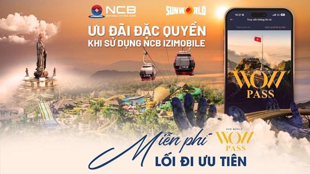 NCB miễn phí sử dụng lối đi ưu tiên cho người dùng mới trên ứng dụng NCB iziMobile. Ảnh: NCB Q11