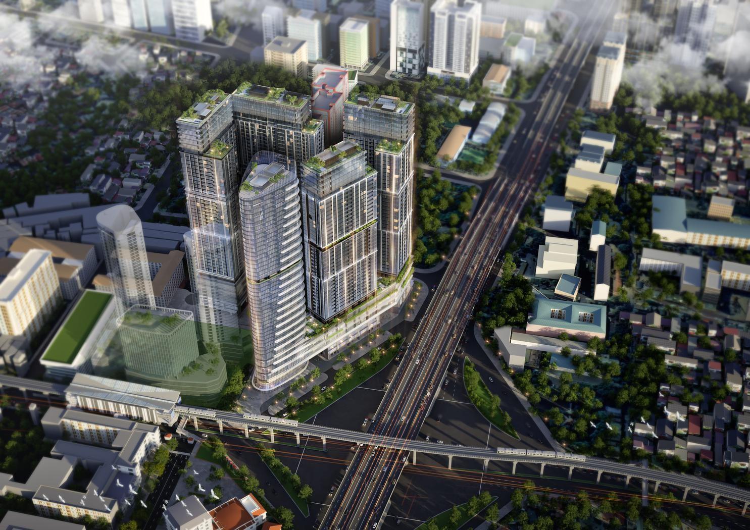 Dự án Sun Feliza Suites tọa lạc tại giao lộ kim cương giữa thủ đô Hà Nội (Ảnh: Sun Property) 6