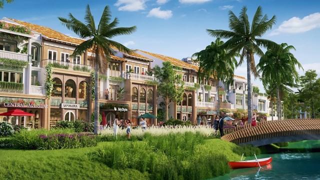 Không gian sống tại Phường Gốm bên cạnh dòng sông Huyền Vũ. Ảnh: Sun Property 4