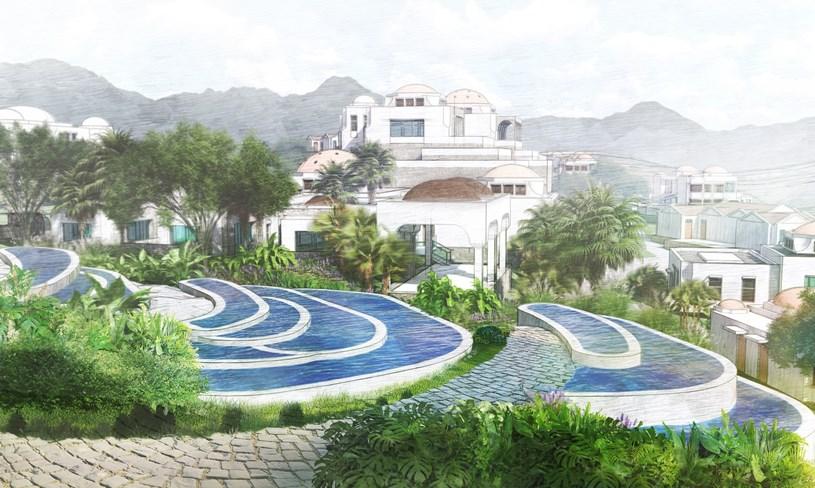 Công viên mang đến trải nghiệm tắm khoáng theo 3 nền văn hóa lớn: dãy Alps Thụy Sỹ, La Mã và Thổ Nhĩ Kỳ. 3