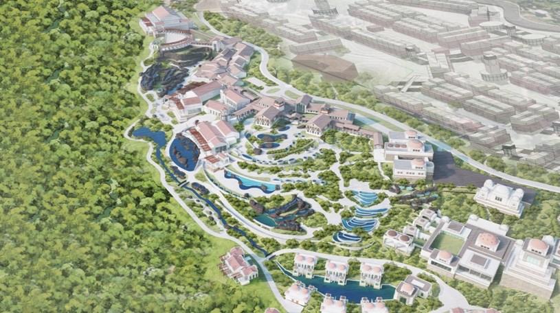 Công viên suối khoáng nóng nằm trong tổ hợp dự án của Sun Group tại Kim Bôi, Hòa Bình. 4