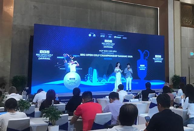 Quang cảnh họp báo Giải BRG Open Golf Championship Danang 2024. Ảnh Ngô Anh Văn 5