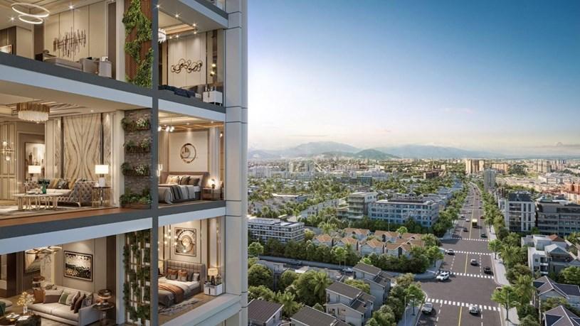 Thiết kế cửa kính full-height cao 2,7 mét nhằm tối ưu tầm nhìn. (Ảnh phối cảnh minh họa: Sun Property) A2