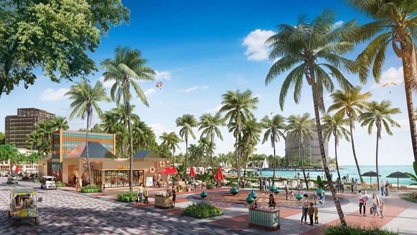 Nhà phố Xanh Boutique nằm giữa hệ tiện ích đồng bộ (Ảnh: Sun Property). 2