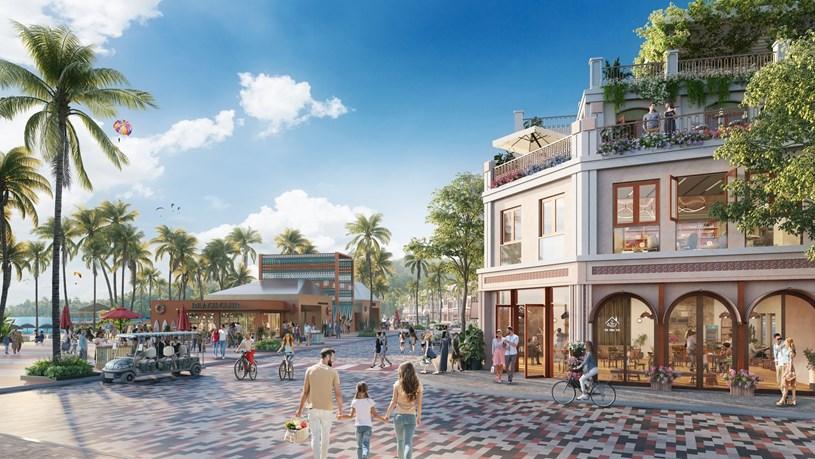 Hỷ Phường với vị trí đắt giá kế cận chuỗi tiện ích bãi biển Cát Bà (Ảnh: Sun Property). 4