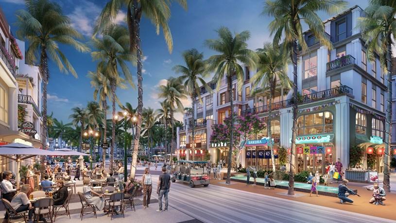 Những dãy nhà phố Phường Rèn mang vẻ đẹp sang trọng, đầy cá tính (Ảnh: Sun Property). 7
