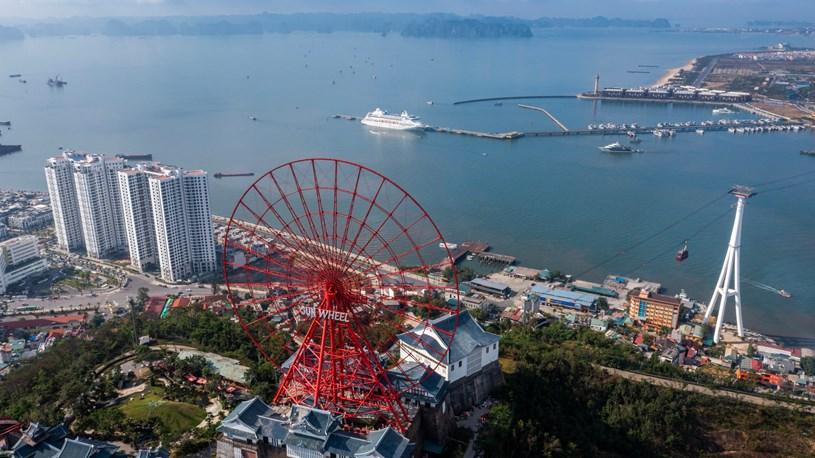 Cảng tàu khách quốc tế và tổ hợp Sun World Hạ Long nằm trong quần thể Sun Elite City. Ảnh: AD 5