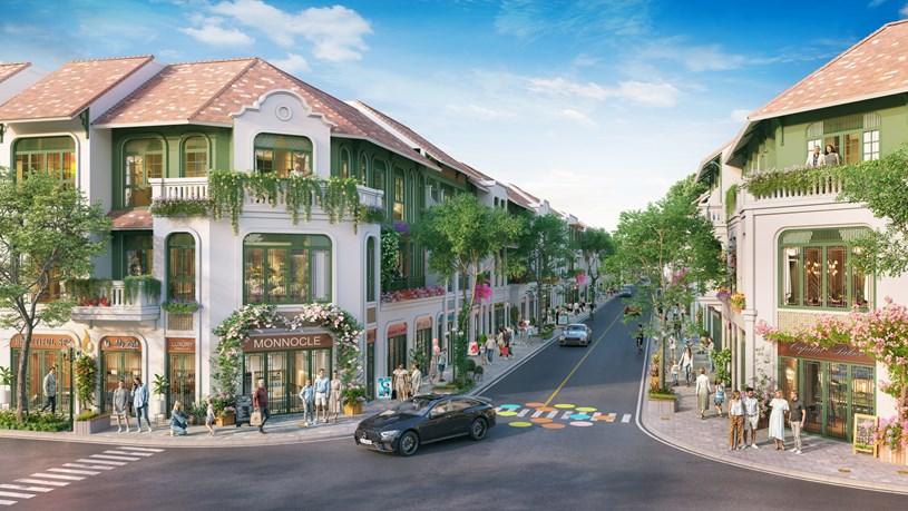 Phân khu Kim Ngân 2 sở hữu mật độ dân cư thấp nhất trong các phân khu thấp tầng. (Ảnh: Sun Property) 35