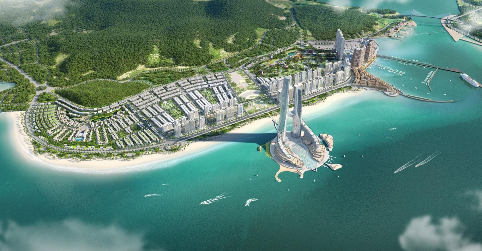 Sun Centro Town thừa hưởng toàn bộ hệ thống tiện ích của đại đô thị Sun Elite City (Ảnh: Sun Property). q2