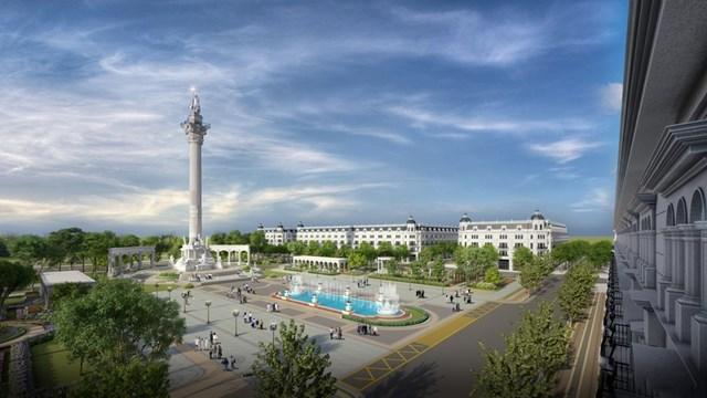 Đại quảng trường Danko Square rộng 22.000m2 là điểm nhấn cảnh quan nổi bật trong hệ thống 108+ tiện ích tại Danko Riverside. 13