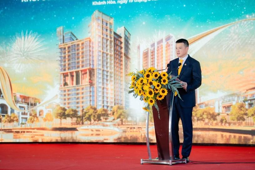 Ông Đặng Minh Trường – Chủ tịch HĐQT Tập đoàn Sun Group phát biểu tại lễ khởi công dự án Khu đô thị hỗn hợp Nha Trang 12