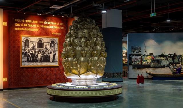 Không gian trong Nhà triển lãm khối A đậm chất sáng tạo và nghệ thuật 1