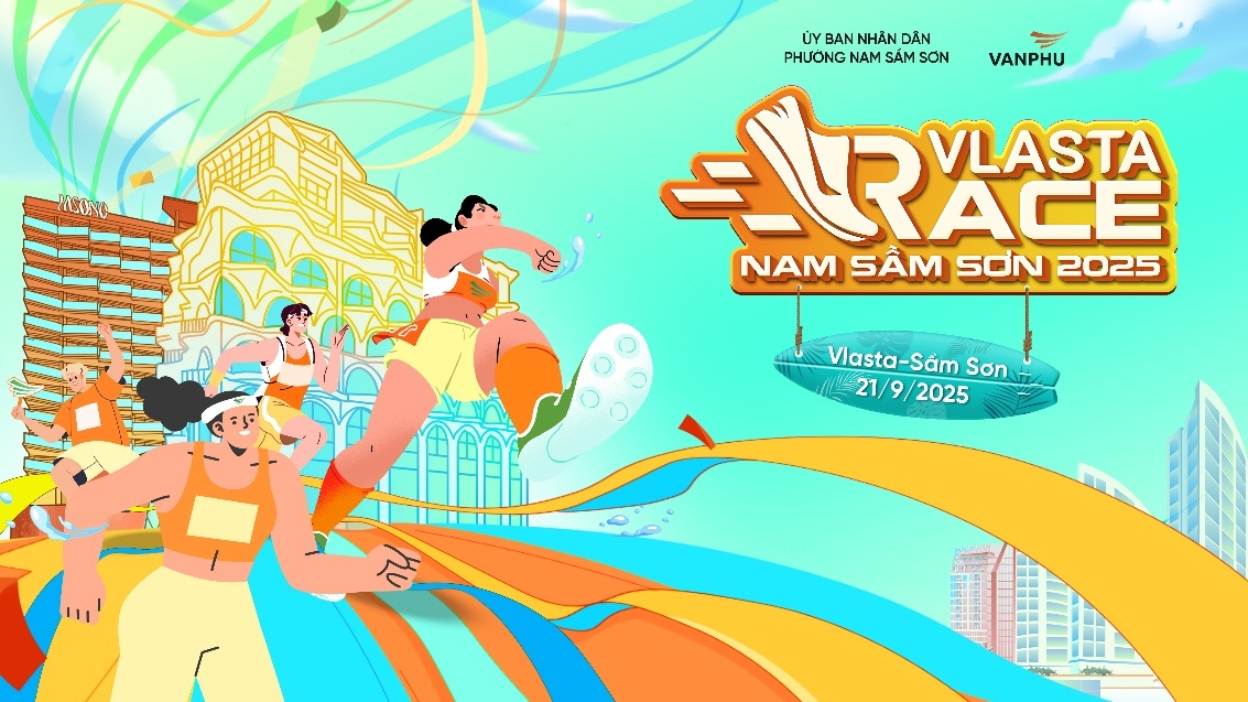 Giải chạy Vlasta Race - Nam Sầm Sơn do UBND phường Nam Sầm Sơn và Công ty Cổ phần Phát triển Bất động sản tổ chức sẽ chính thức diễn ra vào ngày 21/9/2025 Picture1