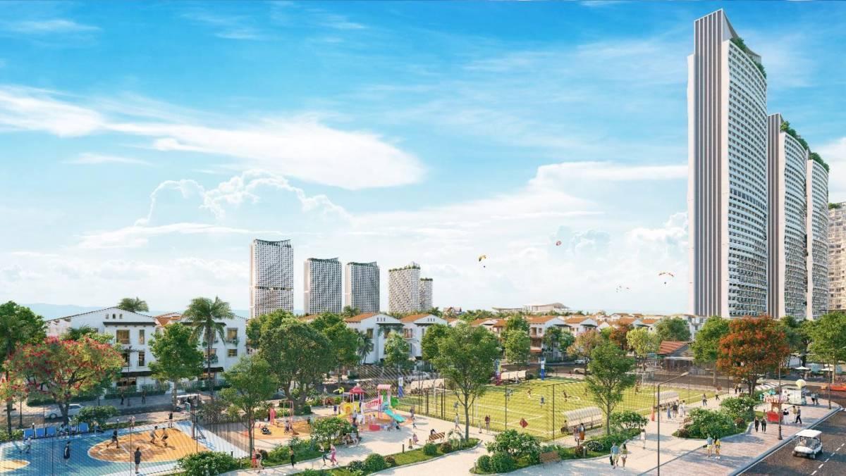 Sân chơi thể thao, khoảng xanh và không gian nghỉ ngơi đan xen đáp ứng sở thích mọi lứa tuổi a5