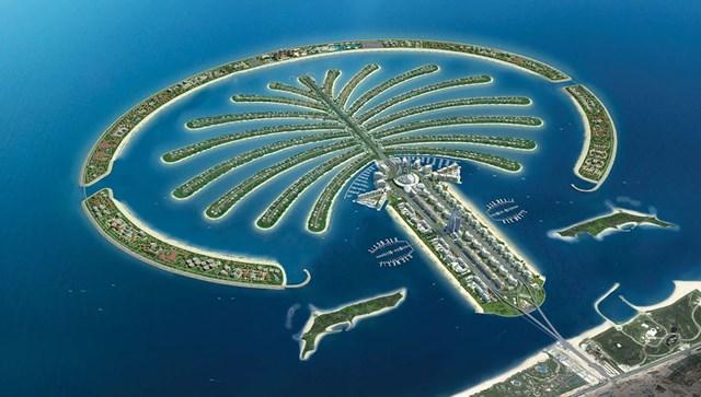 Đảo nhân tạo Palm Jumeirah tại Dubai được ví như “kỳ quan thứ 8” của thế giới 33