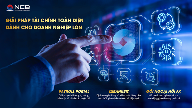 NCB cung cấp hệ thống giải pháp phi tín dụng đồng bộ, đáp ứng toàn diện nhu cầu quản trị tài chính của các tập đoàn, doanh nghiệp lớn ncb