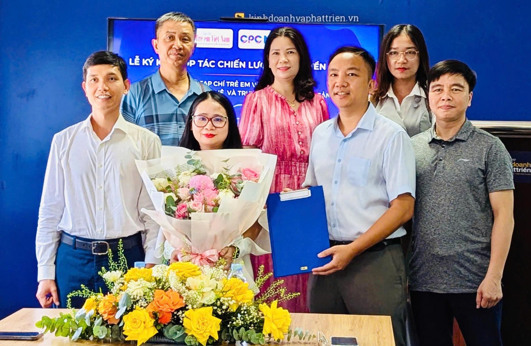Tạp chí Trẻ em Việt Nam và CPC Media sẽ cùng nhau đẩy mạnh nhiều hoạt động vì trẻ em. tap chi tre em viet nam 3