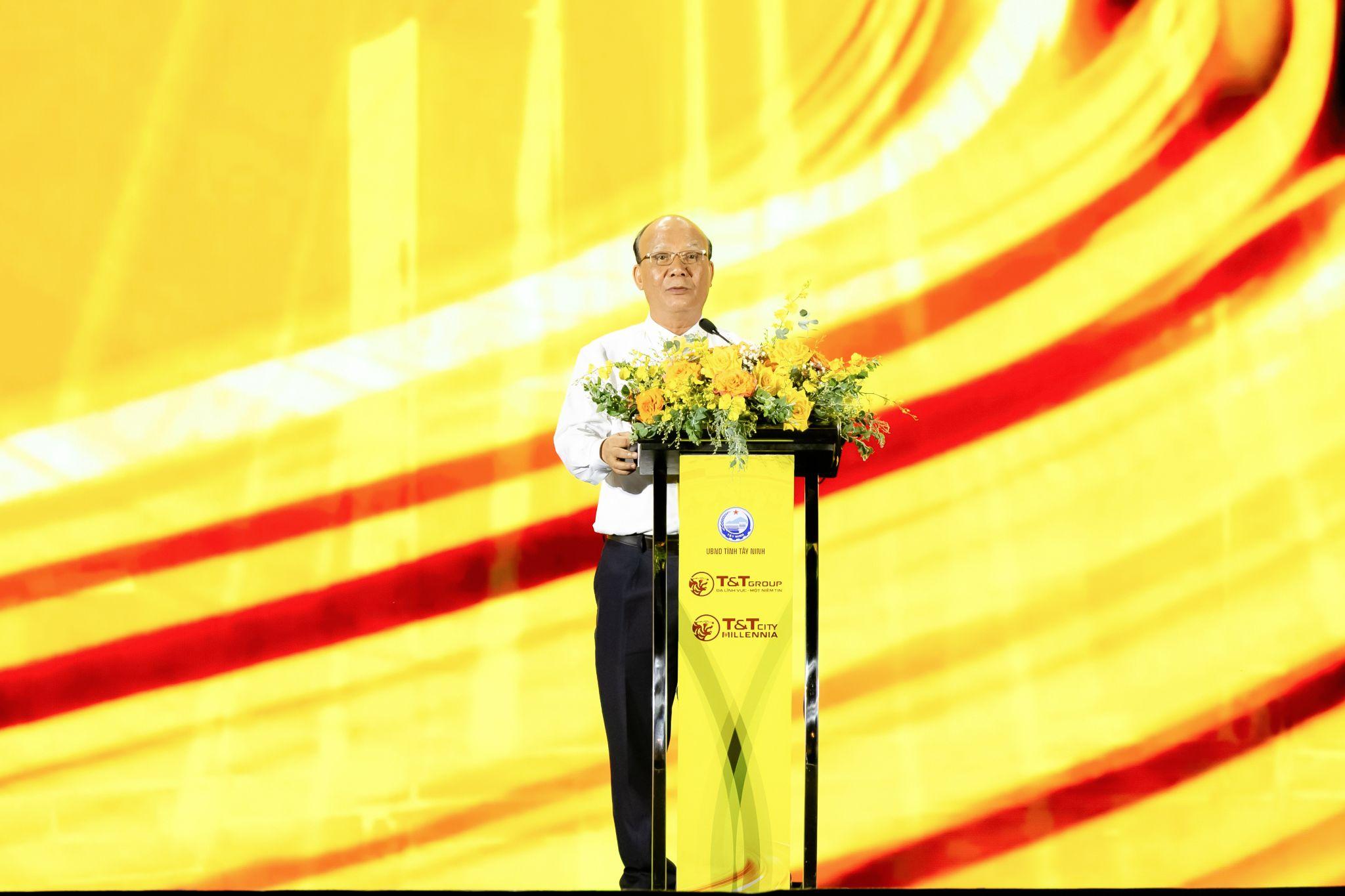 Ông Nguyễn Tất Thắng, Chủ tịch HĐQT Tập đoàn T&T Group phát biểu tại sự kiện. 21754818754.jpeg