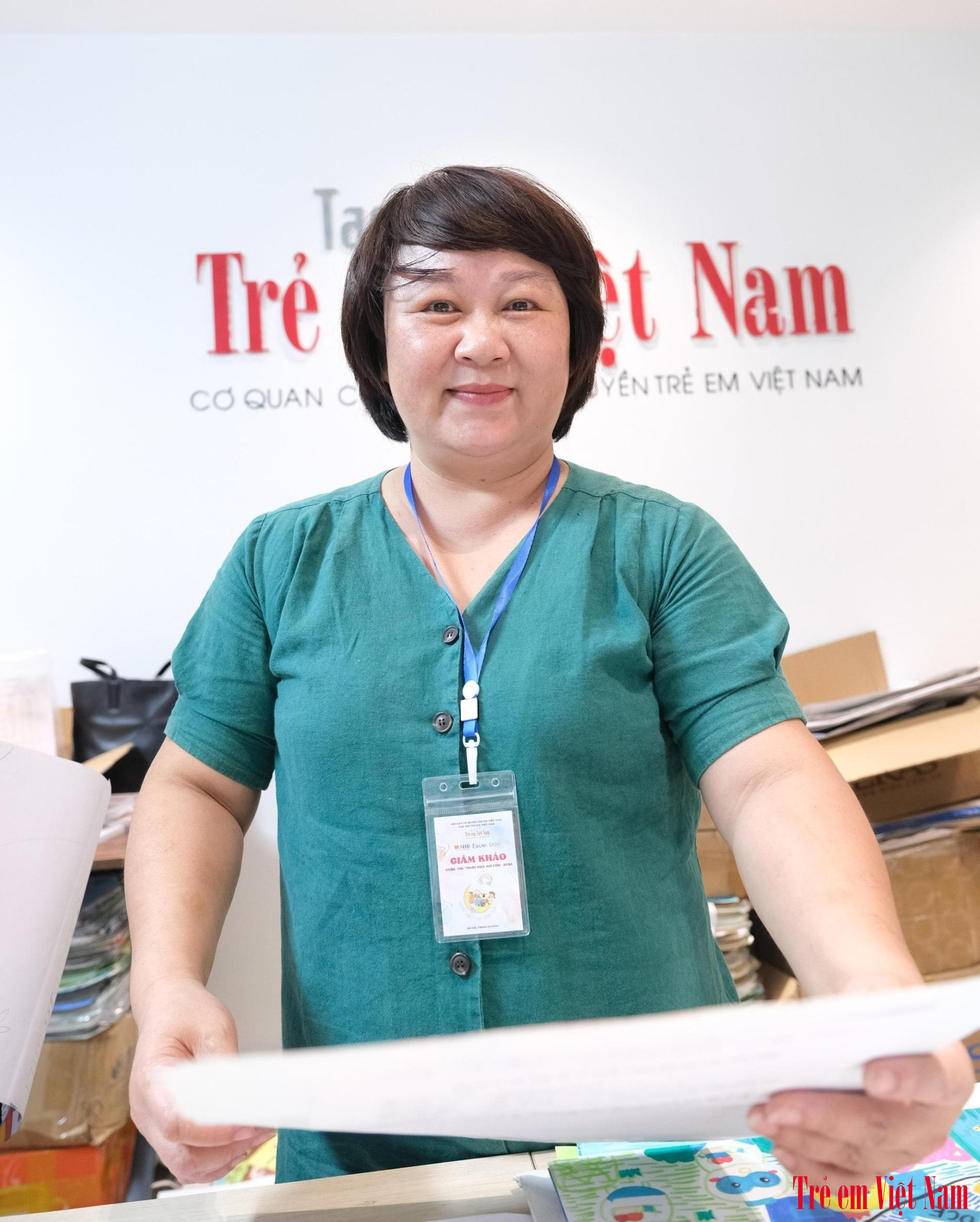 Giám khảo Phan Thị Kim Thuỳ (Giáo viên Trường Tiểu học và Trung học cơ sở Thụy Lương; CLB Mĩ thuật phát triển trí tuệ Kim Thuỳ - Thái Bình. giám khảo kim thùy - ngôi nhà mơ ước 2025