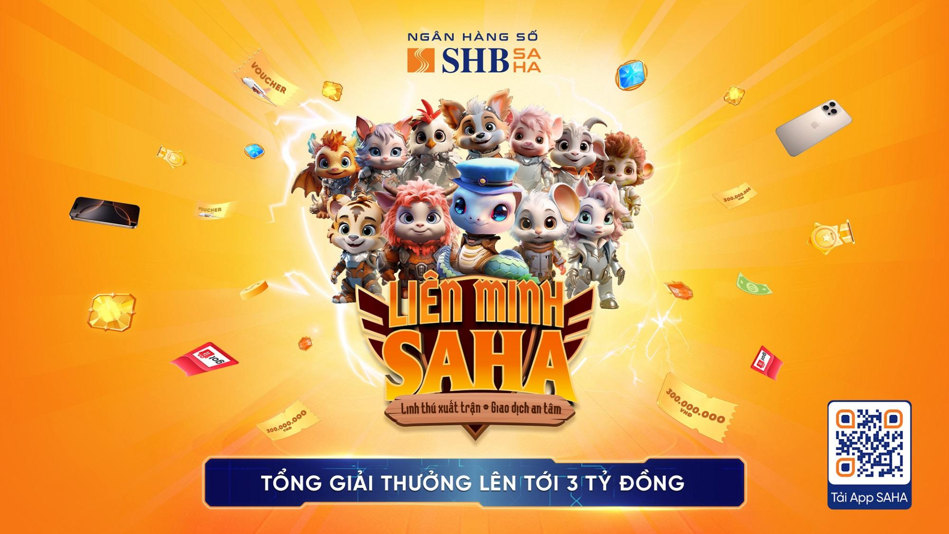 Hàng ngàn phần thưởng giá trị đang chờ đợi khách hàng tại “Liên minh SAHA” SHB