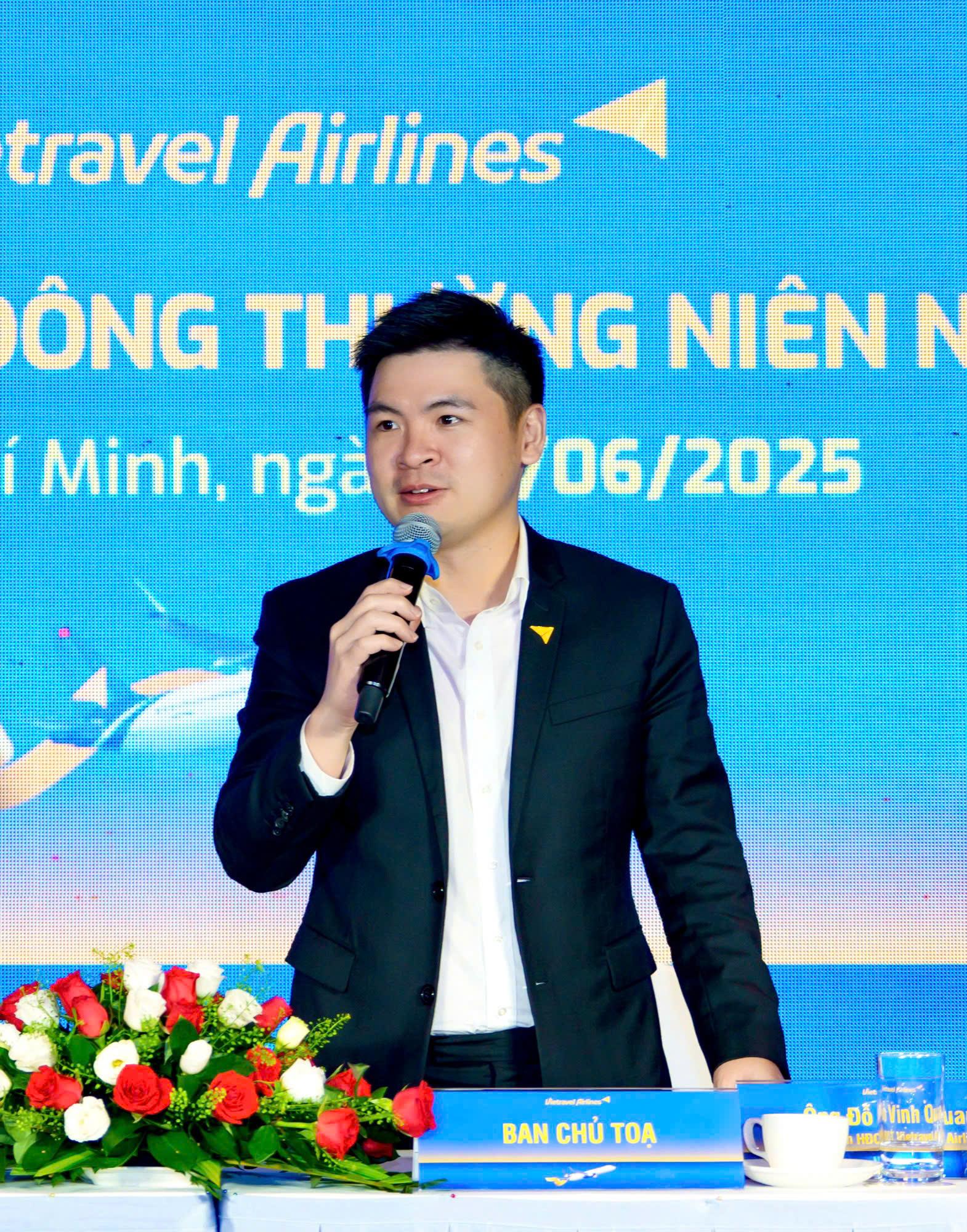Ông Đỗ Vinh Quang - Chủ tịch HĐQT Vietravel Airlines. doanh nhân đỗ vinh quang