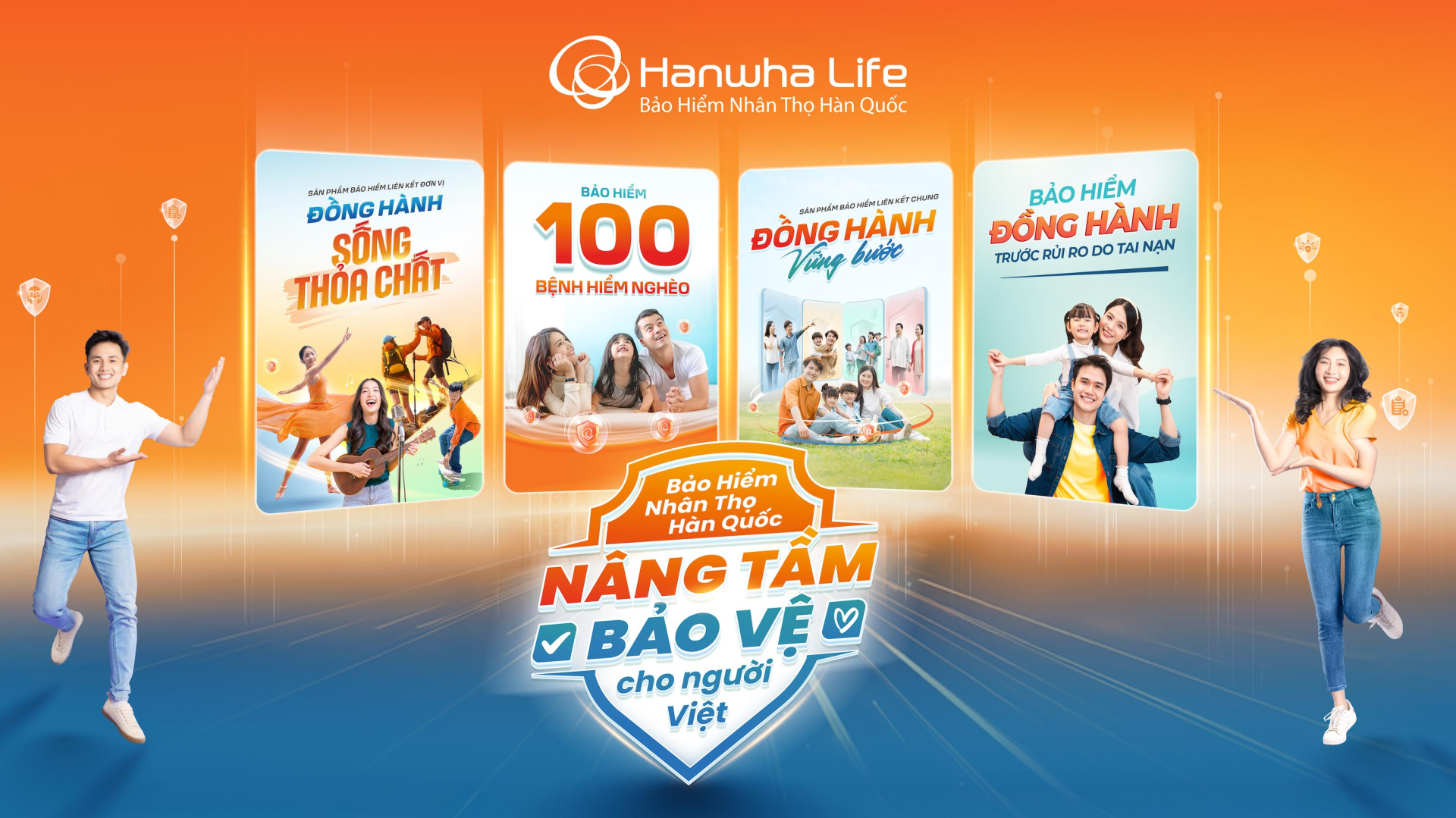Hanwha Life Việt Nam có các sản phẩm được thiết kế dành cho khách hàng từ 30 ngày tuổi, thể hiện triết lý nhân văn trong việc đồng hành cùng các bậc cha mẹ giúp mỗi đứa trẻ có một điểm khởi đầu an toàn và vững vàng hơn trong tương lai. bảo hiểm Hanwha Life Việt Nam
