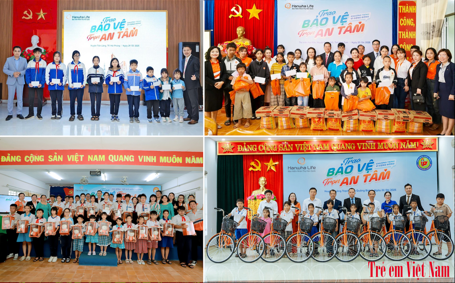 Chương trình “Trao bảo vệ, trọn an tâm” là những dự án ý nghĩa mang giá trị tốt đẹp cho cộng đồng trên quy mô rộng lớn. bảo hiểm 2
