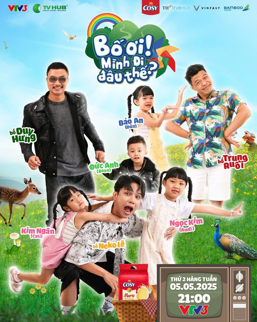 Dàn bố con nghệ sĩ tham gia chương trình. 1. DÀN BỐ CON CHÍNH T