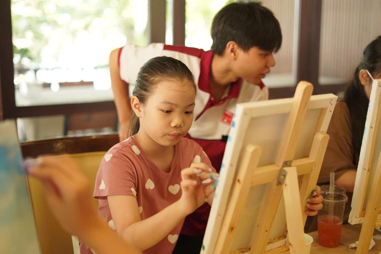 Mỗi nét vẽ là một hạt mầm hy vọng. vẽ tranhvẽ tranh
