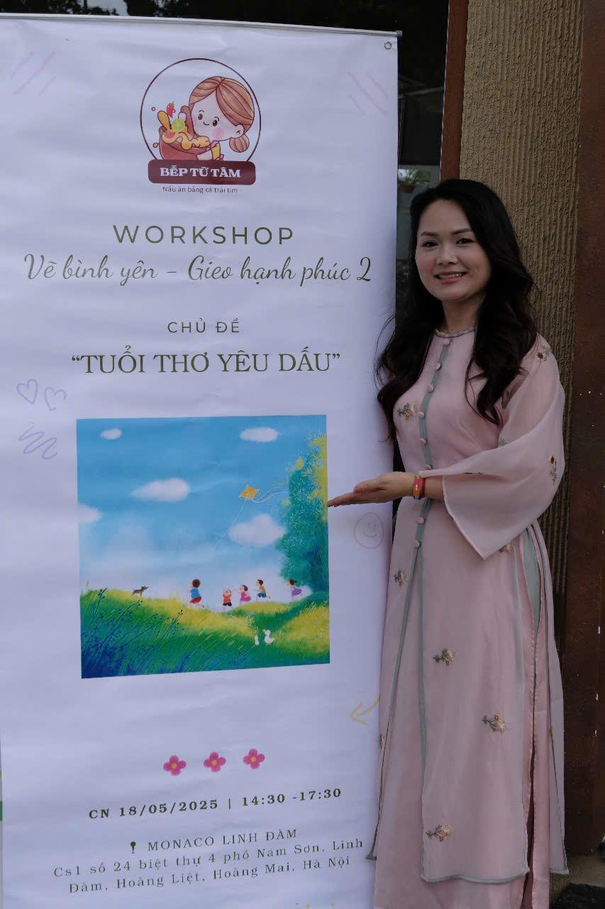 Cô giáo Bùi Thị Hồng - Giáo viên Mỹ thuật Trường THCS & THPT Quốc tế Thăng Long. Bùi Thị Hồng